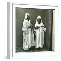 Musicians, Tangier (Morocco), Circa 1885-Leon, Levy et Fils-Framed Photographic Print