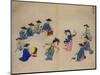 Musicians with Dancers-Kim Junkeun-Mounted Giclee Print