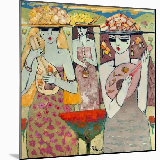 Musicians-Endre Roder-Mounted Giclee Print