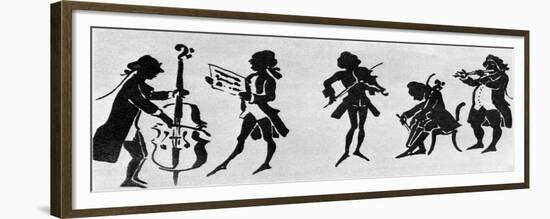 Musicians-Moritz Ludwig von Schwind-Framed Premium Giclee Print