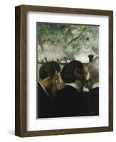 Musiciens a L'Orchestre, 1872-Edgar Degas-Framed Giclee Print