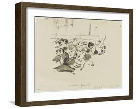 Musiciens à l'orchestre-Edouard Manet-Framed Giclee Print