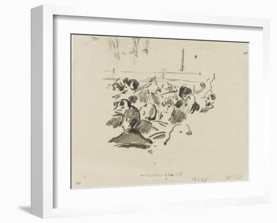 Musiciens à l'orchestre-Edouard Manet-Framed Giclee Print