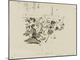 Musiciens à l'orchestre-Edouard Manet-Mounted Giclee Print