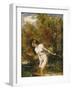 Musidora: the Bather 'At the Doubtful Breeze Alarmed', Replica-William Etty-Framed Giclee Print