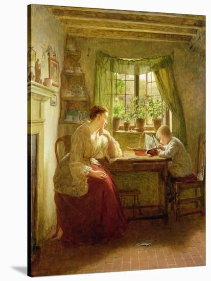 Musing on the Future, 1874-George Smith-Stretched Canvas