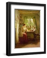 Musing on the Future, 1874-George Smith-Framed Premium Giclee Print