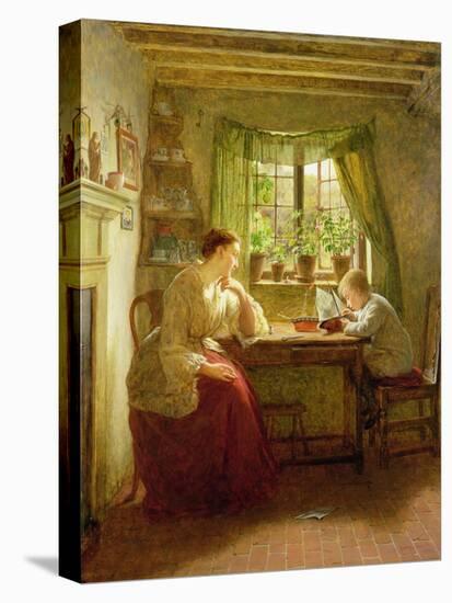 Musing on the Future, 1874-George Smith-Stretched Canvas