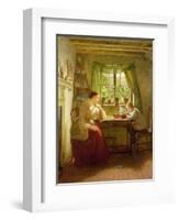 Musing on the Future, 1874-George Smith-Framed Giclee Print