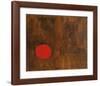 Musique, Seine, Michel, Bataille et Moi-Joan Miro-Framed Art Print