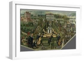 Musizierende Gesellschaft im Freien-Frederick van Valckenborch-Framed Giclee Print