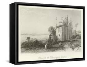 Musjid at Ghazipore, India-Thomas Colman Dibdin-Framed Stretched Canvas