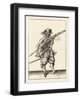 Musket and Arquebus Holland, Loading-Jakob De Gheyn-Framed Art Print