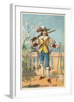 Musketeer, 1630-null-Framed Giclee Print