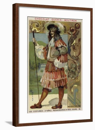 Musketeer, 17th Century-null-Framed Giclee Print