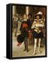 Musketeers of the King, 1885-Adolphe Alexandre Lesrel-Framed Stretched Canvas