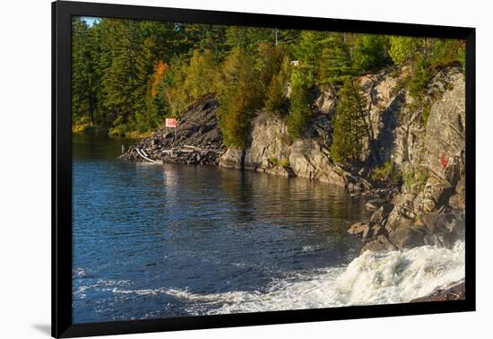 Muskoka River below High Falls in Ontario, Canada-null-Framed Photographic Print