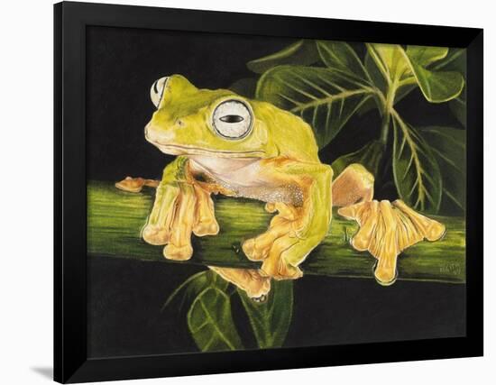 Musky Flying Frog-Barbara Keith-Framed Giclee Print