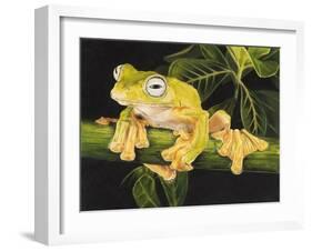 Musky Flying Frog-Barbara Keith-Framed Giclee Print