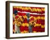 Muslim Boys Carry Freshly Dyed Kalawa Thread-null-Framed Photographic Print