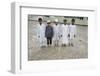 Muslim boys praying, Kathmandu, Nepal-Godong-Framed Photographic Print