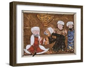 Muslim Court, 1334 A.D-null-Framed Giclee Print