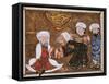 Muslim Court, 1334 A.D-null-Framed Stretched Canvas