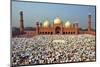 Muslim Gathering for Eid Prayers at Badshahi Masjid, Lahore, Pakistan-Yasir Nisar-Mounted Photographic Print