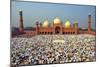 Muslim Gathering for Eid Prayers at Badshahi Masjid, Lahore, Pakistan-Yasir Nisar-Mounted Photographic Print