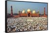 Muslim Gathering for Eid Prayers at Badshahi Masjid, Lahore, Pakistan-Yasir Nisar-Framed Stretched Canvas