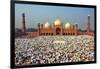 Muslim Gathering for Eid Prayers at Badshahi Masjid, Lahore, Pakistan-Yasir Nisar-Framed Photographic Print