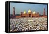 Muslim Gathering for Eid Prayers at Badshahi Masjid, Lahore, Pakistan-Yasir Nisar-Framed Stretched Canvas