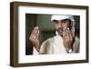 Muslim man praying, Dubai, United Arab Emirates-Godong-Framed Photographic Print