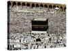 Muslim Pilgrims Performing the Hajj, at the Afternoon Prayers Inside the Grand Mosque, Mecca-null-Stretched Canvas