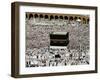 Muslim Pilgrims Performing the Hajj, at the Afternoon Prayers Inside the Grand Mosque, Mecca-null-Framed Premium Photographic Print