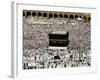 Muslim Pilgrims Performing the Hajj, at the Afternoon Prayers Inside the Grand Mosque, Mecca-null-Framed Photographic Print