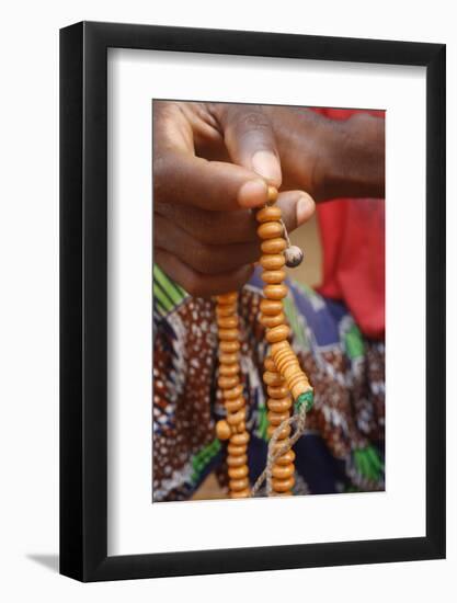 Muslim prayer beads, Lome, Togo-Godong-Framed Photographic Print