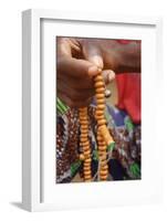 Muslim prayer beads, Lome, Togo-Godong-Framed Photographic Print