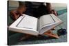 Muslim reading the Quran in Mosque-Godong-Stretched Canvas