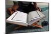 Muslim reading the Quran in Mosque-Godong-Mounted Photographic Print