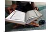 Muslim reading the Quran in Mosque-Godong-Mounted Photographic Print