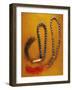 Muslim Rosary Beads Inlaid with Black Coral and Red Coral Beads, Yemen-null-Framed Giclee Print