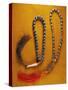 Muslim Rosary Beads Inlaid with Black Coral and Red Coral Beads, Yemen-null-Stretched Canvas