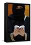 Muslim woman reading the Noble Quran, United Arab Emirates, Middle East-Godong-Framed Stretched Canvas