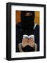 Muslim woman reading the Noble Quran, United Arab Emirates, Middle East-Godong-Framed Photographic Print