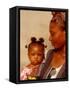 Muslim Woman with Daughter, Techiman, Brong-Ahafo Region, Dagomabaline Area, Ghana-Alison Jones-Framed Stretched Canvas