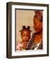 Muslim Woman with Daughter, Techiman, Brong-Ahafo Region, Dagomabaline Area, Ghana-Alison Jones-Framed Photographic Print