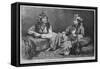 Muslim Women of Sidon, from 'La Syrie D'Aujourd'Hui. Voyages Dans La Phenicie, Le Liban Et La…-null-Framed Stretched Canvas