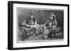 Muslim Women of Sidon, from 'La Syrie D'Aujourd'Hui. Voyages Dans La Phenicie, Le Liban Et La…-null-Framed Giclee Print