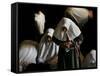 Muslim Women Worshippers Pray Inside the Golden Dome of the Rock-null-Framed Stretched Canvas